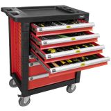 CARRO DE HERRAMIENTAS 7 CAJONES - ROJO