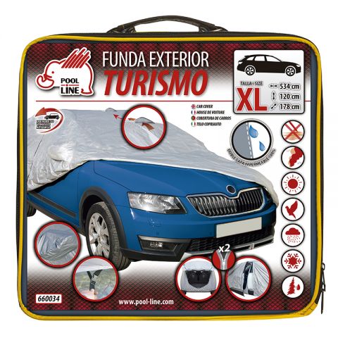 FUNDA EXTERIOR TURISMO CONFOR TALLA XL 534X178X120