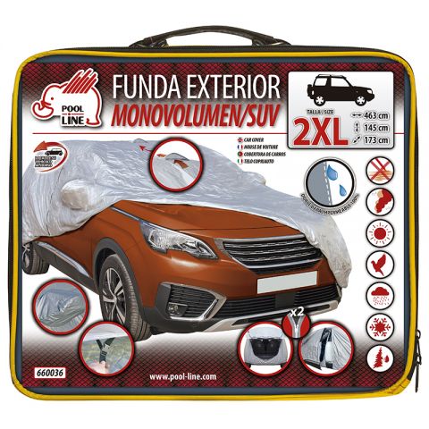 FUNDA EXTERIOR SUV/MONOVOLU CONFOR 2XL 463X173X145