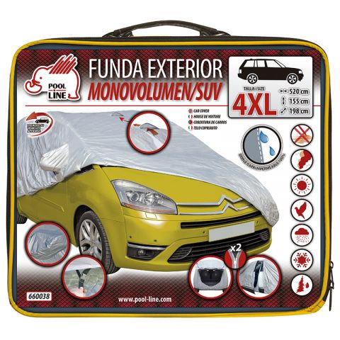FUNDA EXTERIOR SUV/MONOVOLU CONFOR 4XL 520X198X155
