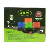 GIROFARO DESTELLANTE ROTATIVO PERFIL BAJO - AZUL