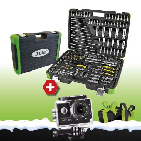 PROMO NAV ESTUCHE DE HTAS.216 PZA+CÁMARA DEPORTIVA