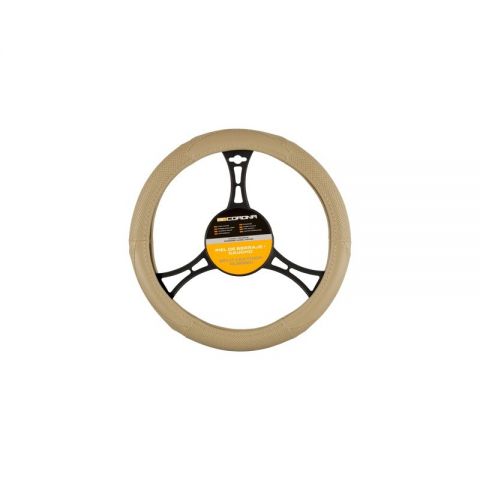 FUNDA VOLANTE PIEL BEIGE 