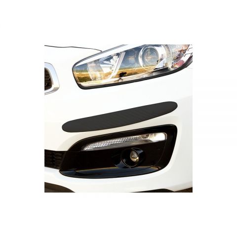 2 PROTECTORES PARAGOLPES NEGRO STOPPER 44 X 5.5 CM