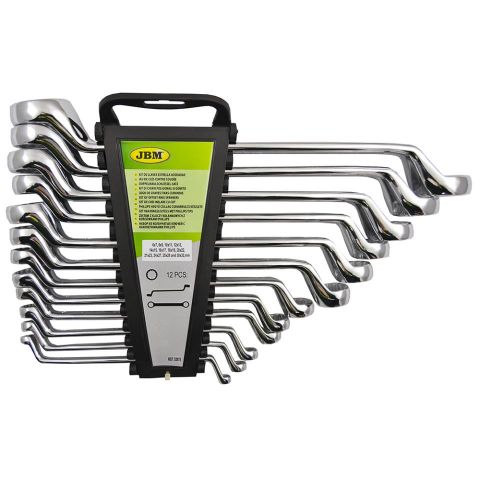 KIT 12 LLAVES ESTRELLA ACODADAS 12 CANTOS BRILLAN 