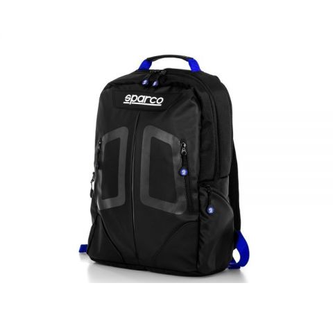 MOCHILA SPARCO STAGE NEGRO/BLUE