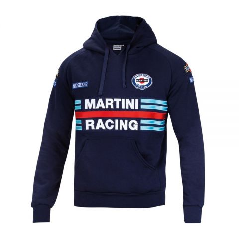 SUDADERA SPARCO MARTINI-R TALLA L AZUL MARINO