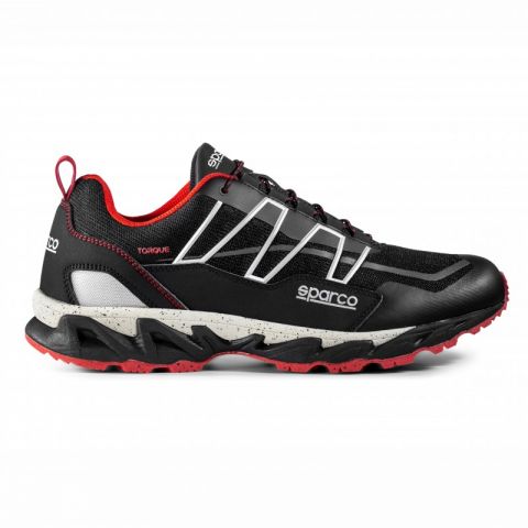 BOTINES SPARCO TORQUE ALGARVE TALLA 43 NEGRO/ROJO