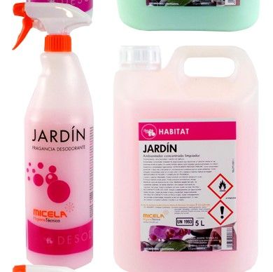 AMBIENTADOR MICELA CONCENTRADO LIMPIADOR JARDÍN 1L