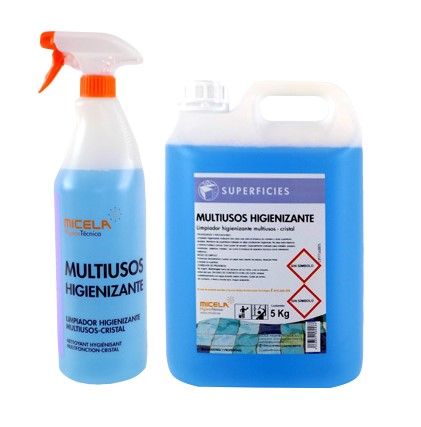 MULTIUSOS HIGIENIZANTE LIMPIADOR CRISTAL 1L.