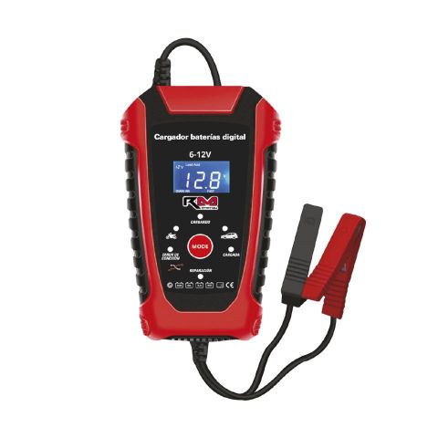 CARGADOR BATERIAS COCHE / MOTO 6V/12V RM CONNECT