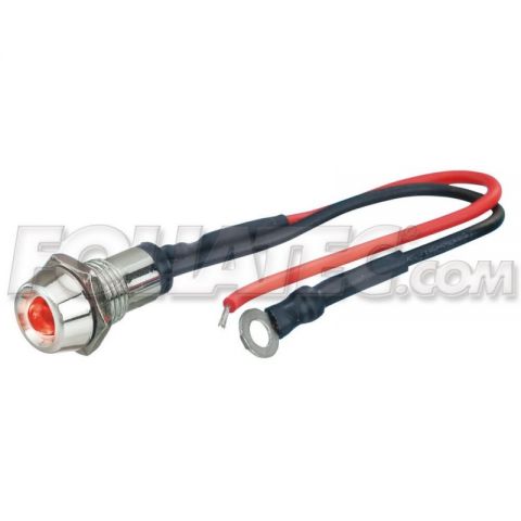 LED CONTROL LIGHT CHROME FIRE ROJO 1 PIECE  1MM.
