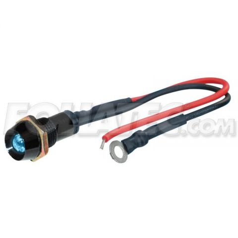 LED CONTROL LIGHTS BLACK ICE AZUL 1 PIECE 10MM.