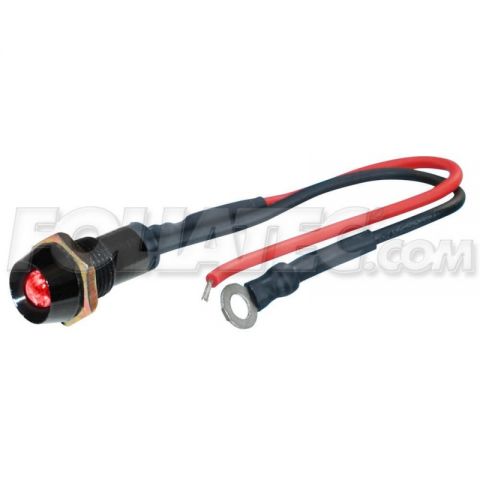 LED CONTROL LIGHTS BLACK FIRE ROJO 1 PIECE 10MM.