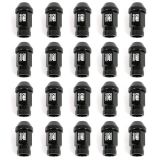 TUERCAS ALUMINIO OMP LLAVE 19 L:40MM M14X1.5 NEGRO