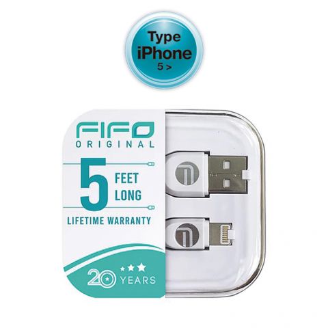 CABLE USB CON CONEXION iPhone LONG. 1,5M