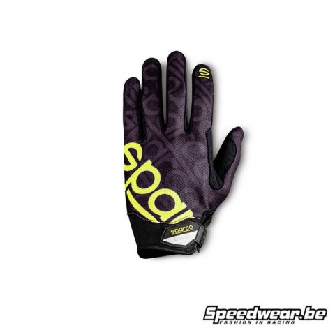 GUANTES SPARCO MECA III TALLA XL NEGRO/AMARILLO