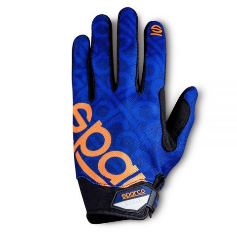 GUANTES SPARCO MECA III TALLA M AZUL/NARANJA
