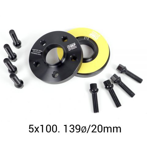 SET SEPARADORES OMP 20MM 5X100 57.1 M14X1.5+14X1.5