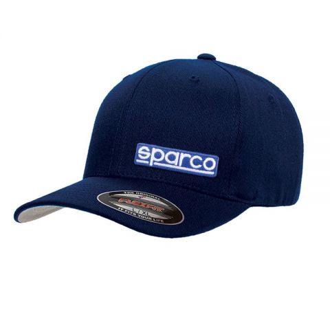 GORRA FLEXFIT SPARCO ORIGINAL AZUL MARINO T S/M