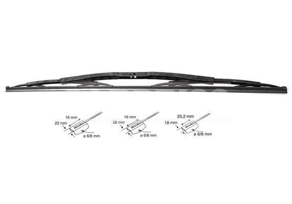 ESCOBILLA LIMPIAPARABRISAS INDUSTRIAL,CAMIÓN 100CM