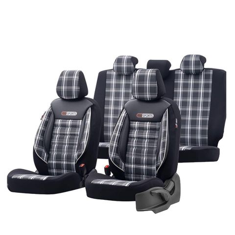 FUNDA COMPLETA UNIVERSAL GTI SPORTS DESIGN NEG/GRI