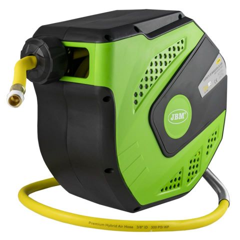 CARRETE DE MANGUERA DE AIRE 13M - VERDE