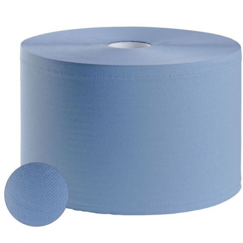 BOBINA IDUSTRIAL PASTA AZUL  3 CAPAS LAMINADO