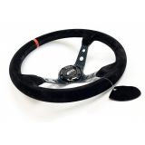 VOLANTE DESPLAZADO TRACK ALCÁNTARA BRAZOS CARBONO