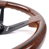 VOLANTE SEMIDESPLAZADO CLASSIC MADERA BRAZOS NEGRO