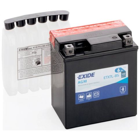 BATERÍA EXIDE MOTBICKE 12V 6AH 100EN +DERECHA