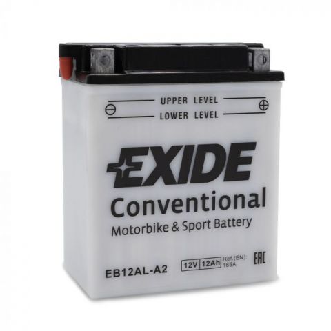 BATERÍA EXIDE MOTOBIKE 12V 12AH 165EN + DERECHA