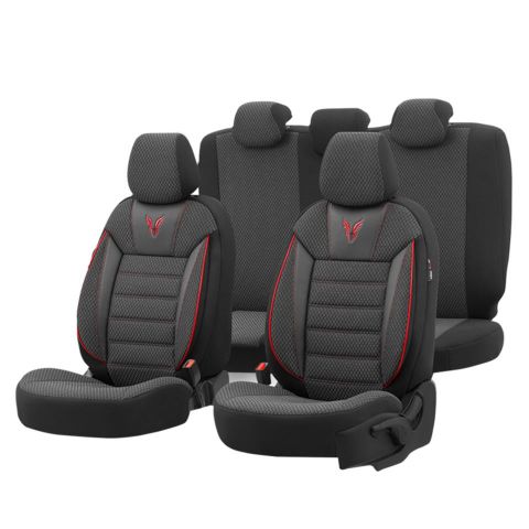 FUNDA COMPLETA UNIVERSAL TORO DESIGN COLOR NEG/ROJ