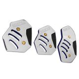 PEDALES SPARCO CARBÓN/CROMADA 3PCS.