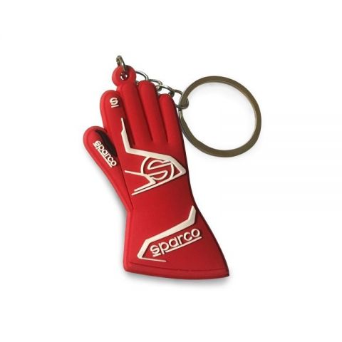 LLAVERO SPARCO GUANTE ROJO