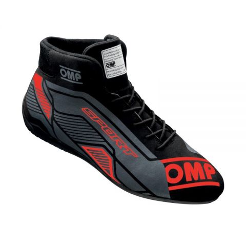 ZAPATILLAS OMP SPORT FIA 8856-2018 NEGRO/ROJO T43