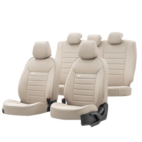 FUNDA COMPLETA 100% POLIPIEL PREMIUM DESING BEIG