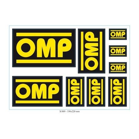 OMP 9 ADHESIVOS SET DIFERENTES MEDIDAS