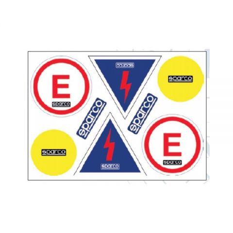 KIT DE PEGATINAS EMEGRNCIA SPARCO 