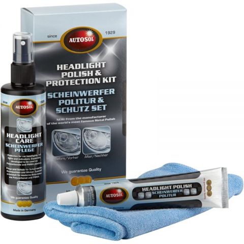 KIT DE PROTECCIÓN Y PULIDO DE FAROS AUTOSOL 