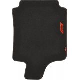 ALFOMBRA DE COCHE CM570 4TLG NEGRO/ROJO