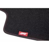 ALFOMBRA DE COCHE CM570 4TLG NEGRO/ROJO