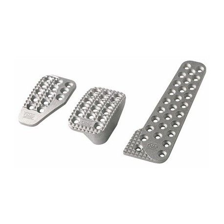 SET DE 3 PEDALES OMP ALUMINIO RACING