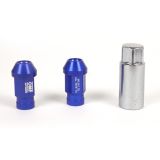 TUERCAS ALUMINIO OMP LLAVE 19 L40MM M12X1.5 AZUL