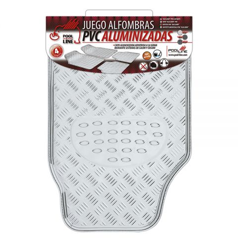 JGO. ALFOMBRA ALUMINIZADA RM CONFORT COLOR PLATA