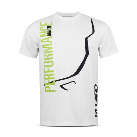 CAMISETA DYNAMIC RECARO BLANCA TALLA - M