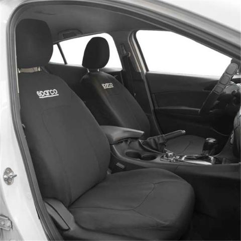 JUEGO FUNDAS SPARCO SPORT NEGRA