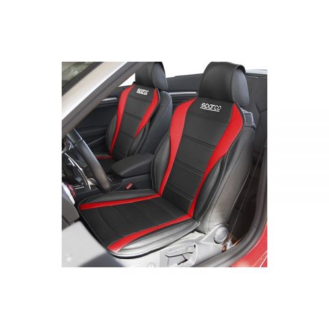 RESPALDO SPARCO NEGRO/ROJO CS6