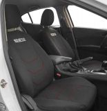 JUEGO FUNDAS SPARCO CORSA NEGRA/ROJA