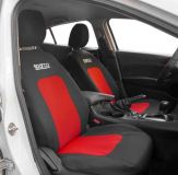 JUEGO FUNDAS SPARCO SPORT NEGRO/ROJO